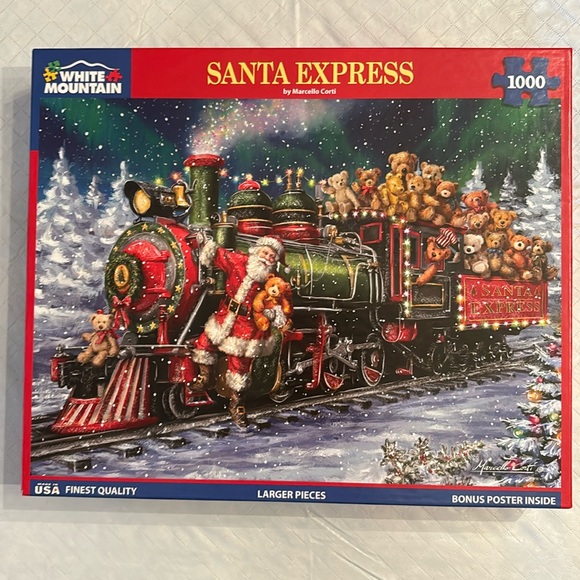 White Mountain 1000 piece puzzle - Picture 1 of 1